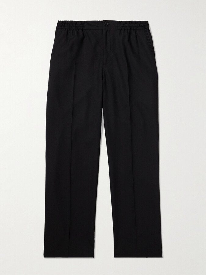 Mr P. Arthur Wide-Leg Woven Drawstring Trousers