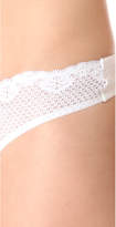 Thumbnail for your product : Timpa Duet Lace Low Cut Thong