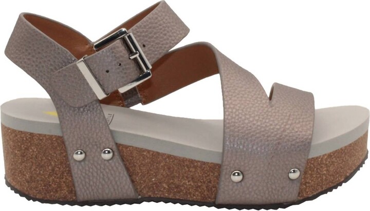 Volatile Women's Biloxi Sandal In Pewter