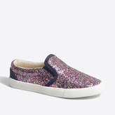 Thumbnail for your product : J.Crew J.Crew Girls' glitter slip-on sneakers