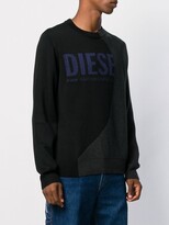Thumbnail for your product : Diesel Logo Intarsia Jumper