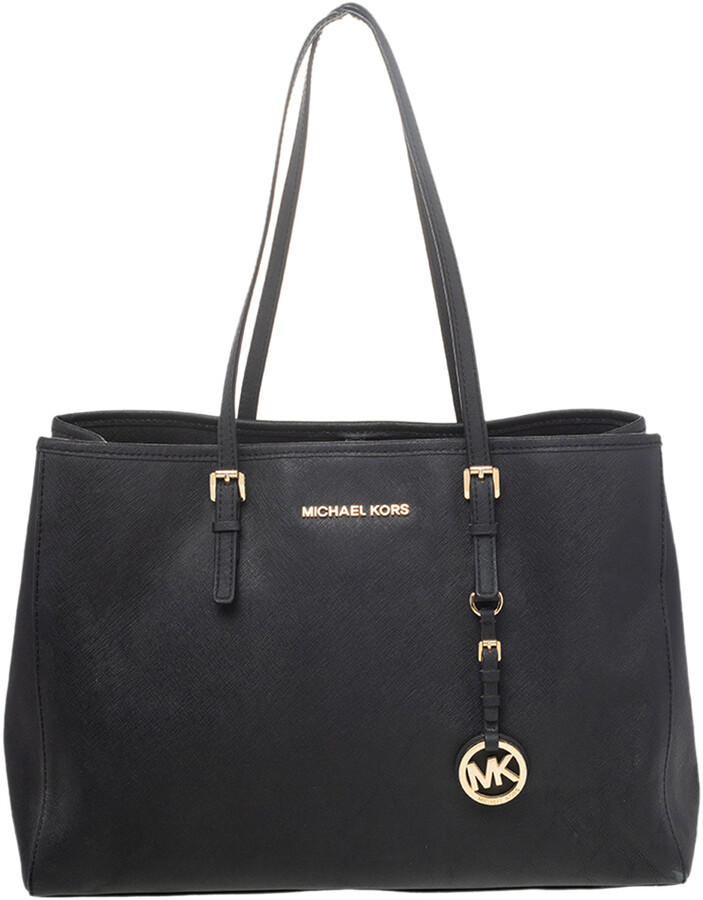 Michael Kors Jet Set Leather Tote Bag | Shop the world's largest collection  of fashion | ShopStyle UK