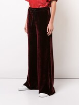 Thumbnail for your product : Unravel Project Velvet Wide Leg Trousers