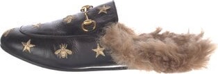 Gucci 1955 Horsebit Accent Leather Mules