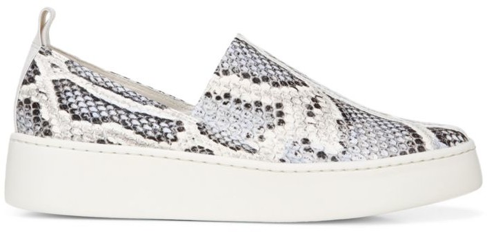 vince saxon leather sneakers