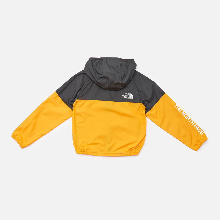 north face yellow windbreaker
