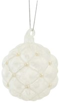 Thumbnail for your product : MELROSE GIFTS Quilted Glass Ornament