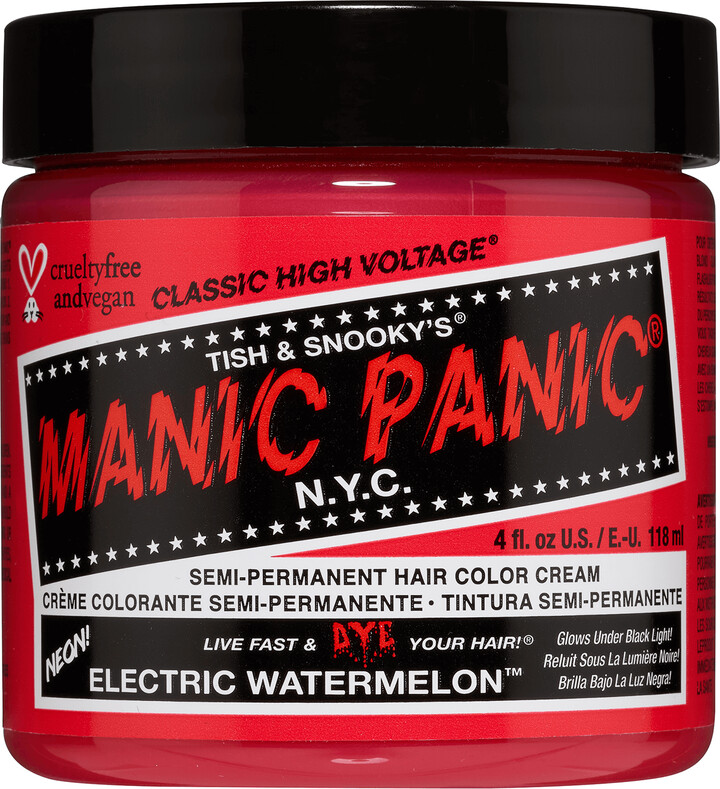 Manic Panic Electric Watermelon Semi Permanent Cream Hair Color 4 oz