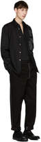 Thumbnail for your product : Comme des Garcons Shirt Black Contrast Stitch Trousers