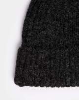 Thumbnail for your product : ASOS Fisherman Beanie with Wool