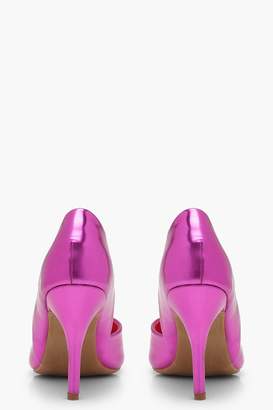 boohoo Cut Out Detail Court Shoes