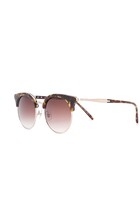Thumbnail for your product : Matsuda Round Frame Double Bridge Sunglasses