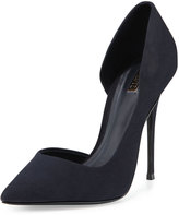 Thumbnail for your product : Schutz Rita Nubuck Pointed-Toe Pump