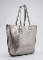 Thumbnail for your product : Brunello Cucinelli Large Glossy Textured Leather Tote Bag