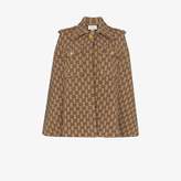 Thumbnail for your product : Gucci GG logo wool cape