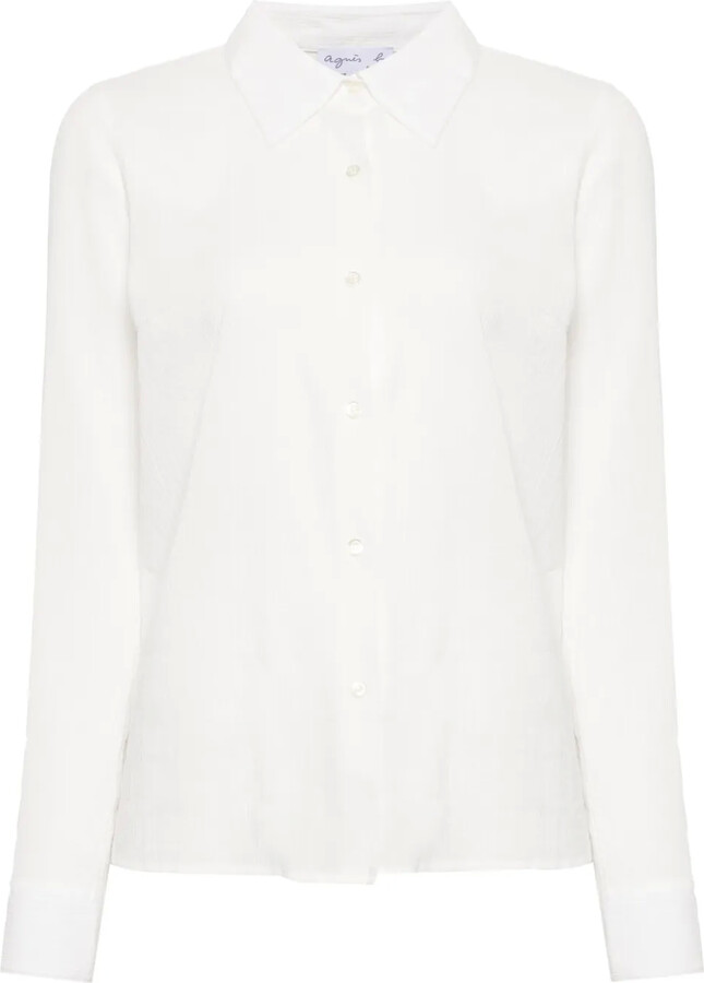 agnès b. Graphic-Print Cotton Shirt