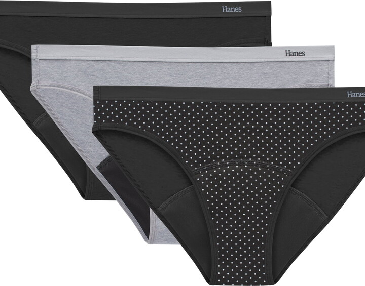Hanes Comfort Period P3 Super Bikini