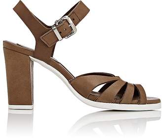 Barneys New York WOMEN'S LEATHER ANKLE-STRAP SANDALS