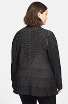Thumbnail for your product : Nic+Zoe 'Faint Lines' Cardigan (Plus Size)
