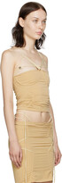 Thumbnail for your product : ORIENS SSENSE Exclusive Tan Juno Camisole