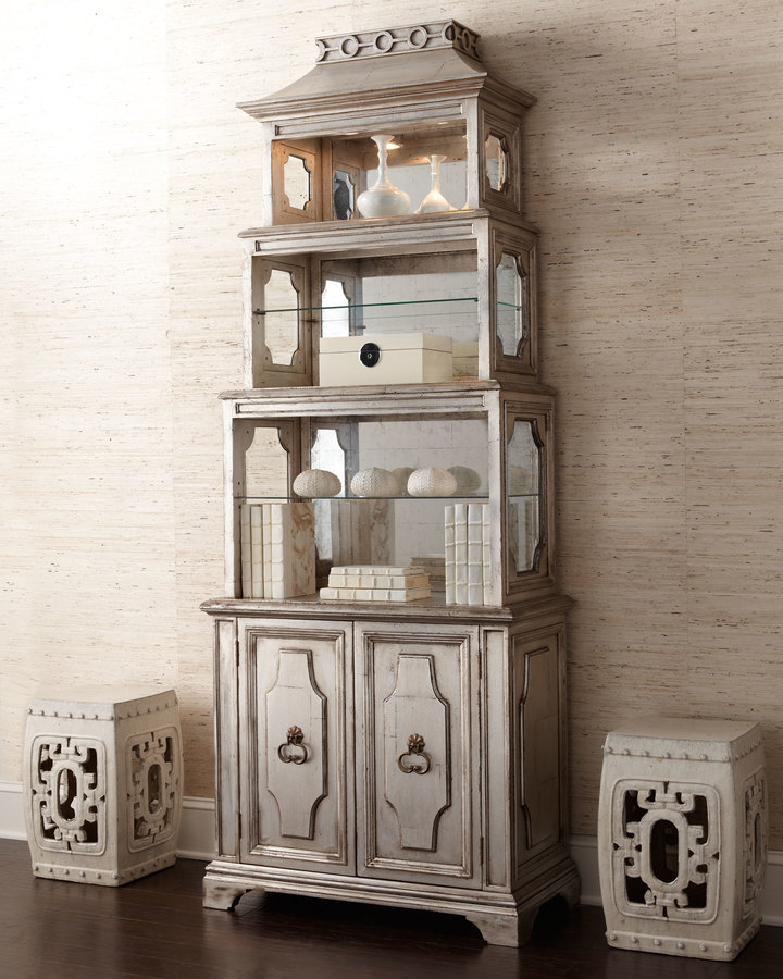 JohnRichard Collection Lexington Office Furniture & Pagoda Etagere