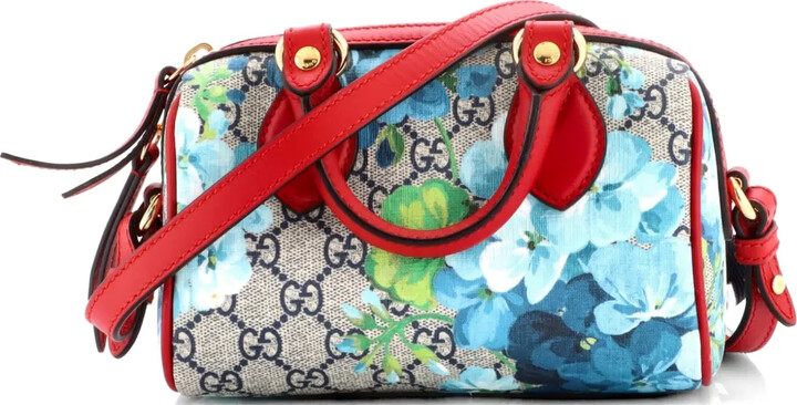 Gucci Pre-Owned Convertible Boston Bag Blooms Print GG Coated Canvas Nano shoulder bag
