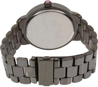 Betsey Johnson Women's Gunmetal Bracelet Watch 42mm BJ00306-07