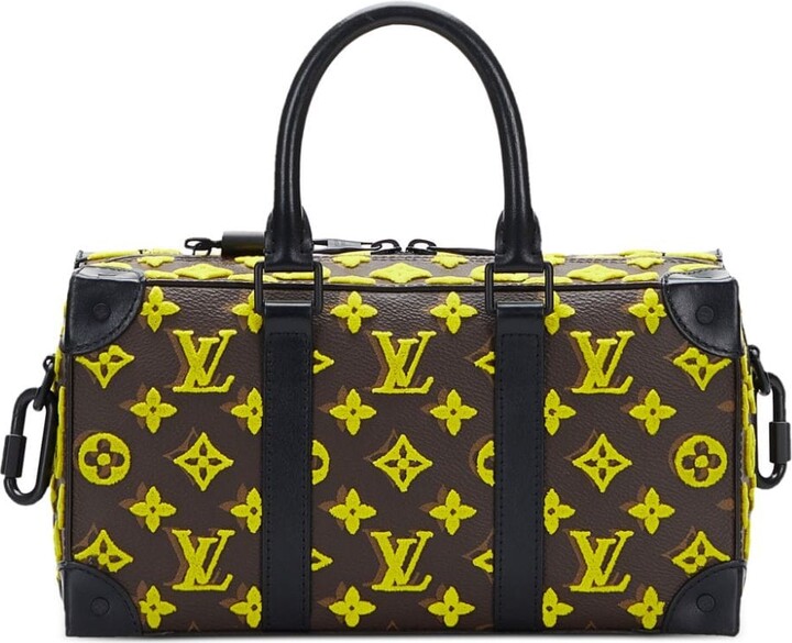 Louis Vuitton 2019 pre-owned Monogram Tuffetage Speedy trunk