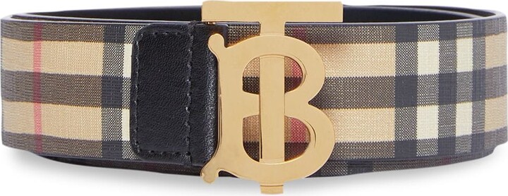Monogram Motif Check Belt
