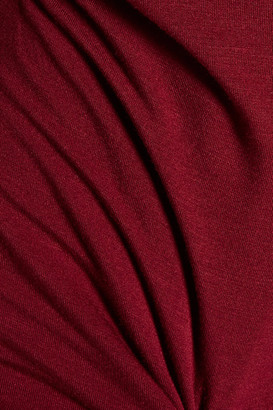 Kain Label Rose Wrap-Effect Stretch-Modal Jersey Top