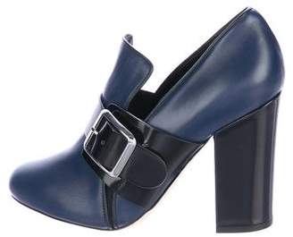 Chrissie Morris Leather Round-Toe Ankle Boots