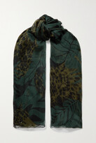 Thumbnail for your product : Saint Laurent Printed Silk-chiffon Scarf