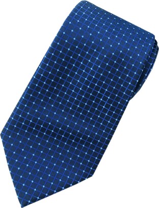 Towergem Extra Long Tie Rectangle XL Microfibre Woven Jacquard XL Necktie 63