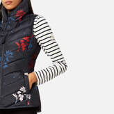 Thumbnail for your product : Joules Women's Larkhill Print Collared Padded Gilet