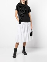 Thumbnail for your product : Jason Wu floral-applique cotton T-shirt