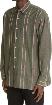 Needles C.O.B. Dobby Stripe Button-Up Shirt