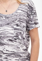 Thumbnail for your product : Forever 21 Contemporary Swirl Print Pocket Tee