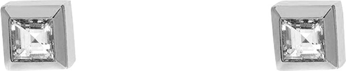 Azlee Bare Carre Stud Earrings