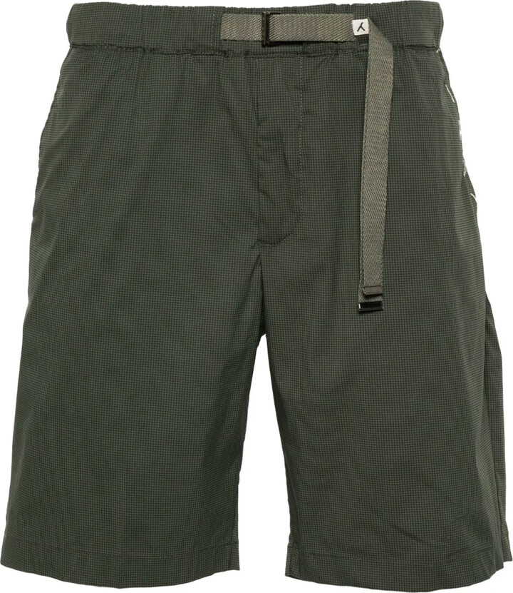 Myths Apollo checked bermuda shorts