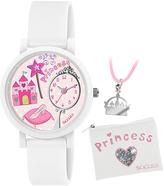 Thumbnail for your product : Tikkers White Princess Childrens Watch Set