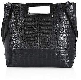 Nancy Gonzalez Women's Dani Crocodile Leather Keyhole Bag