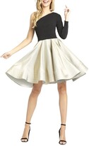 Thumbnail for your product : Ieena For Mac Duggal One-Shoulder Asymmetrical Fit-&-Flare Shimmer Dress