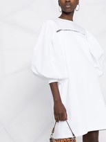 Thumbnail for your product : Karl Lagerfeld Paris Logo Print Sweatshirt Dress