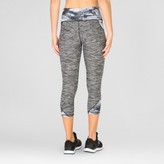 Thumbnail for your product : RBX Women's Striated with Impressions Print Capri Leggings