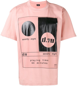 Diesel 78 print T-shirt - men - Cotton - S