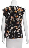 Thumbnail for your product : The Kooples Silk Printed Top