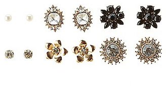 Charlotte Russe Embellished Statement Earrings - 6 Pack