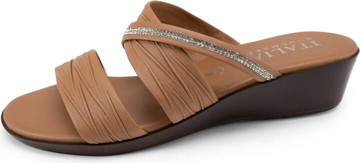 Italian Shoemakers Hollis Wedge Slide Sandal