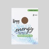 Thumbnail for your product : L'eggs Sheer Energy Women's 2pk Pantyhose -