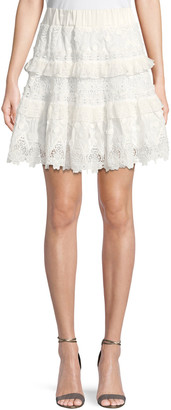 Alexis Jaqueline Lace Ruffle Skirt